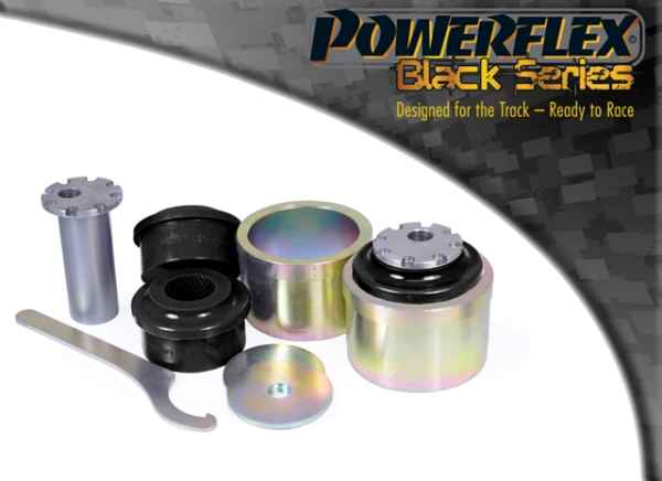 Powerflex Black Series  passend für Audi Q5 Quattro (2008-2017) PU Lager vorderer Lenker unten, einstellbarer Nachlauf