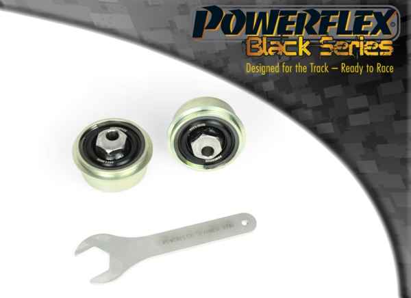 Powerflex Black Series  passend für Seat Leon MK3 5F upto 150PS (2013-) Rear Beam Vorderradaufhängung PU Buchse hinten für Sturzeinstellung