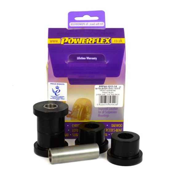 Powerflex Road Series passend für Mitsubishi Lancer Evolution VII, VIII & IX inc 260 (2001 - 2007) Vorderradaufhängung PU Buchse vorne