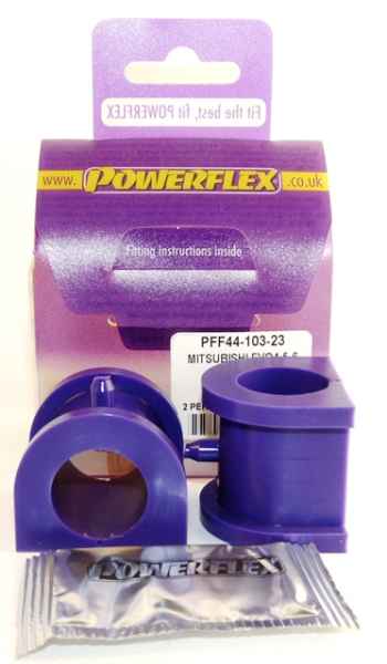 Powerflex Road Series passend für Mitsubishi Lancer Evolution IV, V & VI RS/GSR (1996 - 2001) Stabibefestigung an der Karosserie vorne 23mm