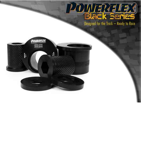 Powerflex Black Series  passend für Mini R50/52/53 Gen 1 (2000 - 2006) Querlenker vorne, hinterer Buchsensatz für 2% zusätzlichen Radnachlauf-Einstellung