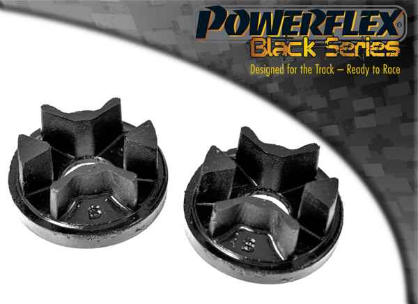 Powerflex Black Series  passend für Mini R50/52/53 Gen 1 (2000 - 2006) untere Motorabstützung gross vorne