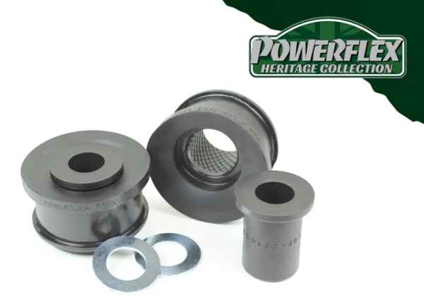 Powerflex Heritage Series passend für BMW E30 inc M3 (1982 - 1991) Querlenker vorne unten PU Buchse hinten exzentrisch