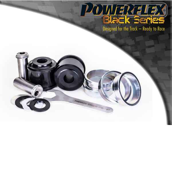 Powerflex Black Series  passend für BMW F82, F83 M4 (2014 -) Zug-, Schubstrebe zu Karosserie mit Nachlaufkorrektur