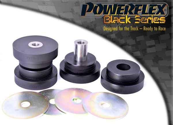 Powerflex Black Series  passend für BMW 520 to 530 Touring Zugstrebe vorne unten an der Karosserie