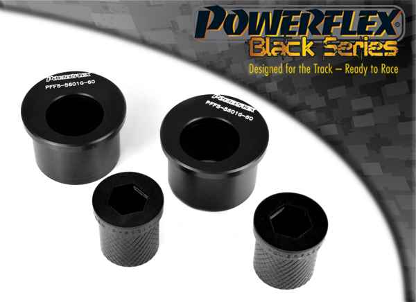 Powerflex Black Series  passend für BMW Z4 E85 & E86 (2003-2009) vorderer Querlenker hinten, Nachlaufeinstellung