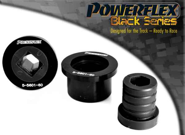 Powerflex Black Series  passend für BMW M3 inc CSL Vorderradaufhängung PU Buchse hinten, Aluminium Außenhüllen