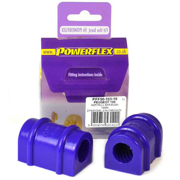 Powerflex Road Series passend für Peugeot 106 & 106 GTi/Rallye Stabilisator vorne 19mm