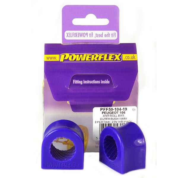 Powerflex Road Series passend für Peugeot 106 & 106 GTi/Rallye Stabilisator vorne außen 19mm