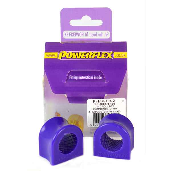 Powerflex Road Series passend für Peugeot 106 & 106 GTi/Rallye Stabilisator vorne außen 21mm
