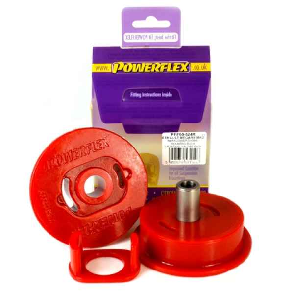 Powerflex Road Series passend für Renault Scenic II (2003-2009) Motoraufnahme hinten unten