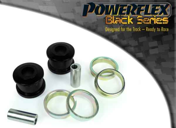 Powerflex Black Series  passend für Renault Clio III Sport 197/200 (2005 - 2012) Querlenker vorne hinten für Nachlaufeinstellung