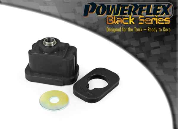 Powerflex Black Series  passend für Renault Clio III Sport 197/200 (2005 - 2012) vorderes Motorlager oben Drehmomentstütze