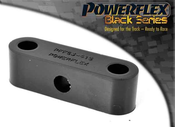 Powerflex Black Series  passend für Rover 200 (1995-1999), 25 (1999-2005) Getriebe Gestänge hinten
