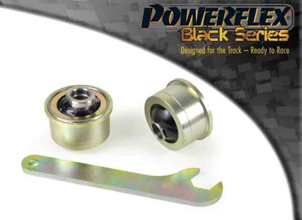 Powerflex Black Series  passend für Subaru Impreza Turbo inc. WRX, STi & XV GH (10/07-12/10) GR (02/08-12/10) Querlenker vorne hinten für Nachlaufeinstellung