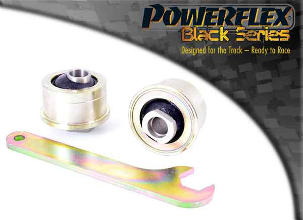 Powerflex Black Series  passend für Subaru Outback (2003 - 2009) Querlenker vorne hinten für Nachlaufeinstellung