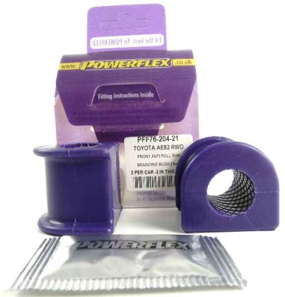 Powerflex Road Series passend für Toyota Corolla AE86 RWD Stabilisator vorne innen an Fahrgestell 21mm
