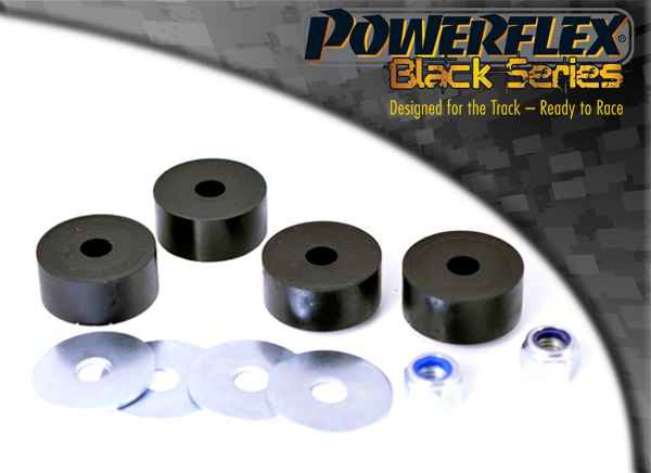 Powerflex Black Series  passend für Vauxhall / Opel Cavalier GSi/Calibra 4WD, Vectra A (1989-1995) Stabilisator vorne Anschlag Bolzen an Fahrgestell