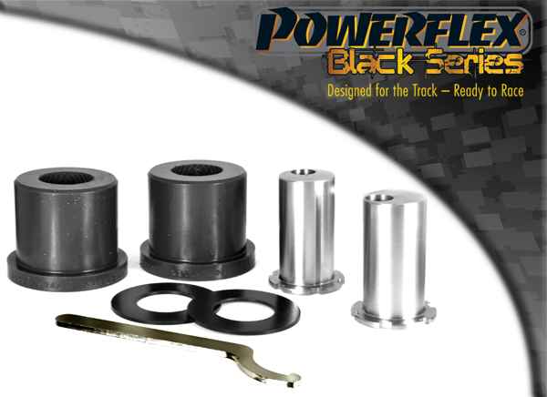 Powerflex Black Series  passend für Volkswagen T6 / 6.1 Transporter (2015 - ) vorderer Querlenker hinten, für Nachlaufeinstellung