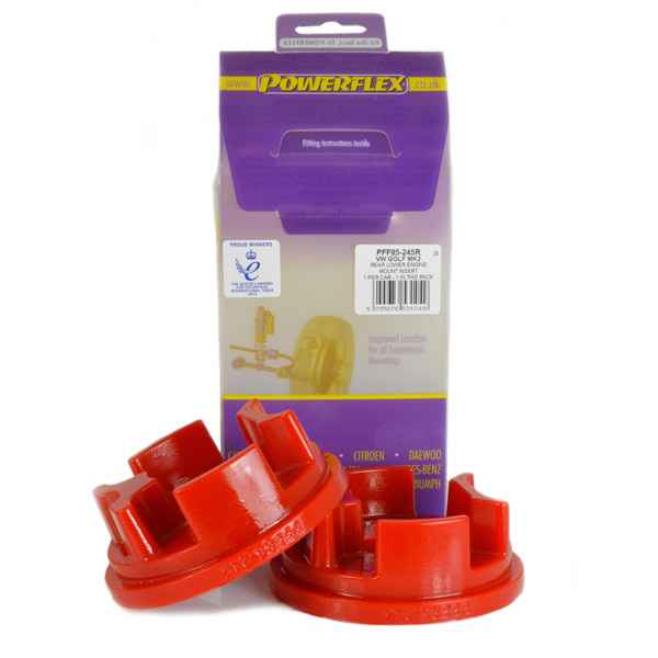 Powerflex Road Series passend für Volkswagen Passat B3/B4 Syncro 4WD (1988 - 1996) hinteres Motorlager unten ,Diesel