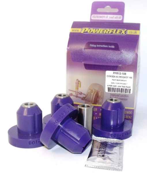 Powerflex Road Series passend für Peugeot 106 & 106 GTi/Rallye Fahrschemel zu Karosserie