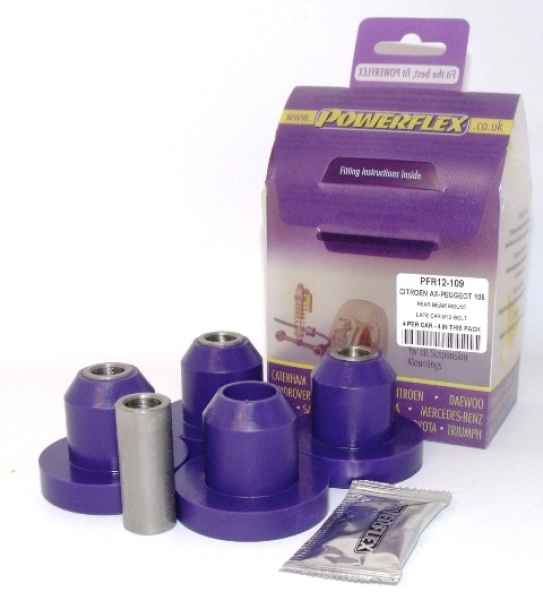 Powerflex Road Series passend für Peugeot 106 & 106 GTi/Rallye Fahrschemel zu Karosserie