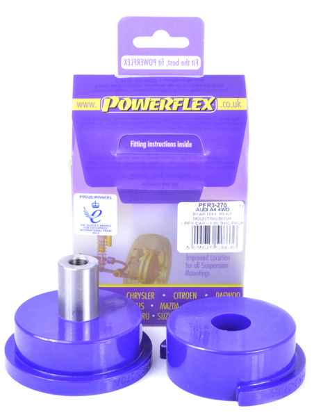 Powerflex Road Series passend für Audi S4 inc. Avant (2001-2005) Differentialbesfestigung vorne HA