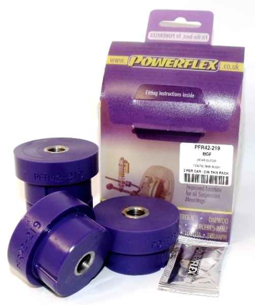 Powerflex Road Series passend für Rover MGF (1995 to 2002) Querlenker zu Längslenker HA