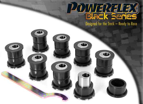 Powerflex Black Series  passend für Nissan 200SX - S13, S14, & S15 Längslenker oben innen außen HA