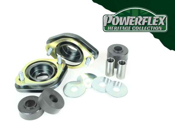 Powerflex Heritage Series passend für BMW E36 inc M3 (1990 - 1998) Stossdämpfer hinten Halterung und Buchse oben 12mm