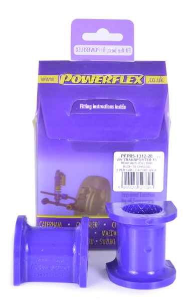 Powerflex Road Series passend für Volkswagen T6 / 6.1 Transporter (2015 - ) hintere Stabilistatorbuchse zum Fahrgestell 28mm