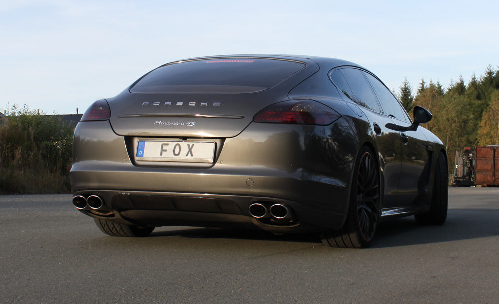 Fox passend fürPorsche Panamera 3,6l Endschalldämpfer rechts/links - 2x115x85 Typ 44 rechts/links