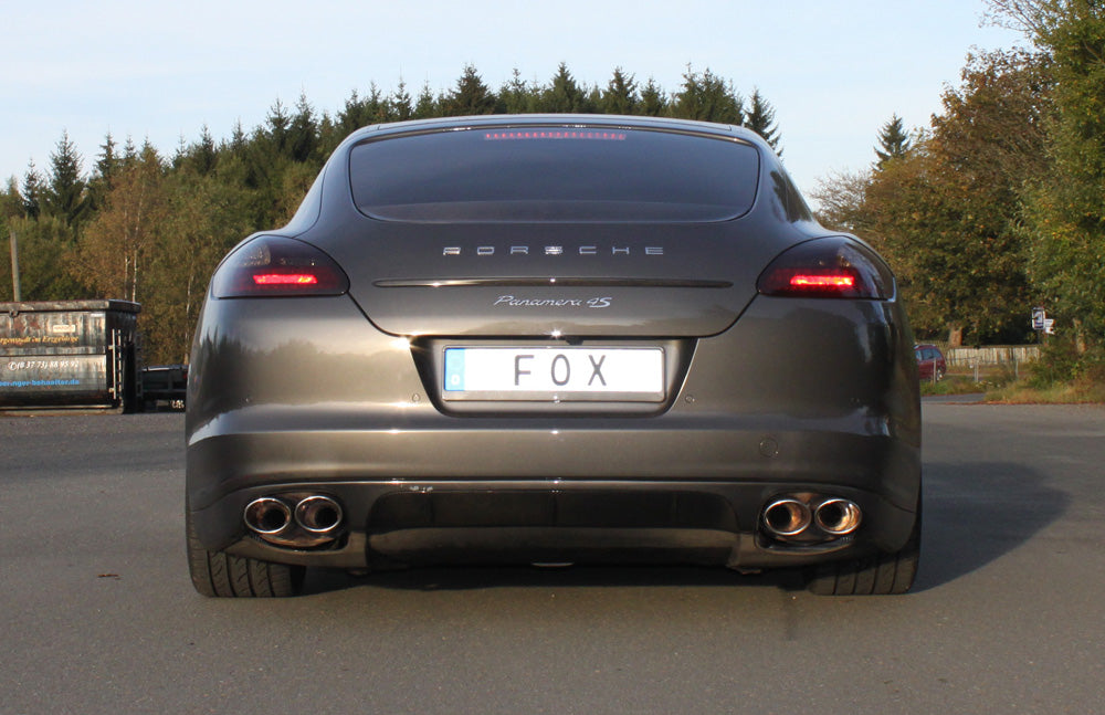Fox passend fürPorsche Panamera 3,6l Endschalldämpfer rechts/links - 2x115x85 Typ 44 rechts/links