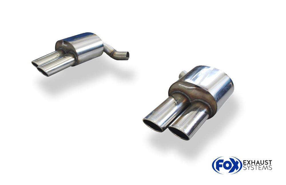 Fox passend fürPorsche Panamera 4,8l Endschalldämpfer rechts/links - 2x115x85 Typ 44 rechts/links