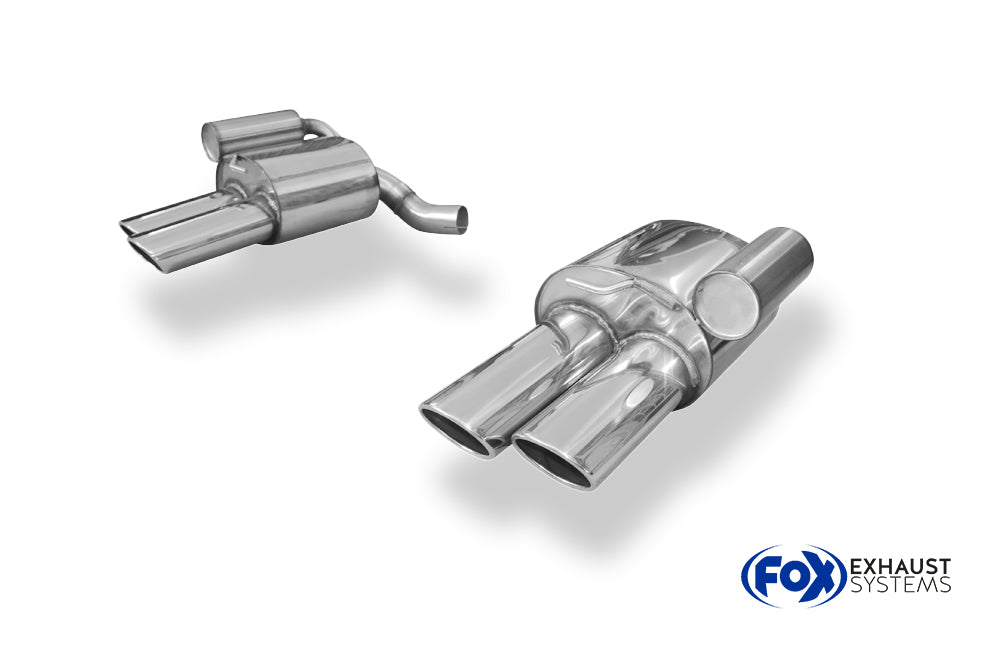 Fox passend fürPorsche Panamera 3,6l Endschalldämpfer rechts/links - 2x115x85 Typ 44 rechts/links
