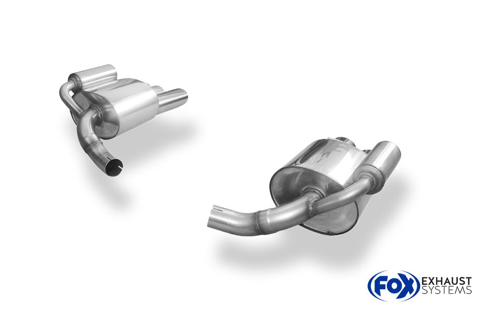 Fox passend fürPorsche Panamera 3,6l Endschalldämpfer rechts/links - 2x115x85 Typ 44 rechts/links