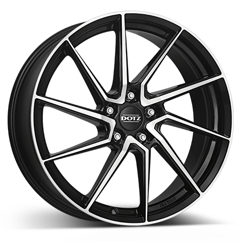 DOTZ Spa dark Alufelge 18 Zoll | Schwarz