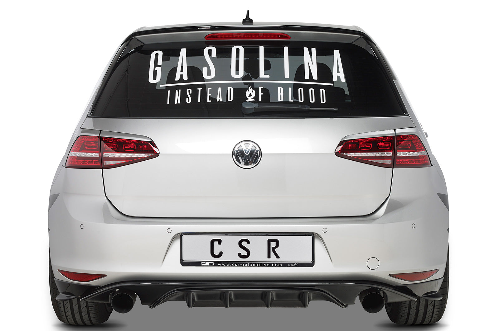 CSR Rücklichtblenden für VW Golf 7 (Typ 1K) RB007-L Unlackiert roh (Lackierung erforderlich)