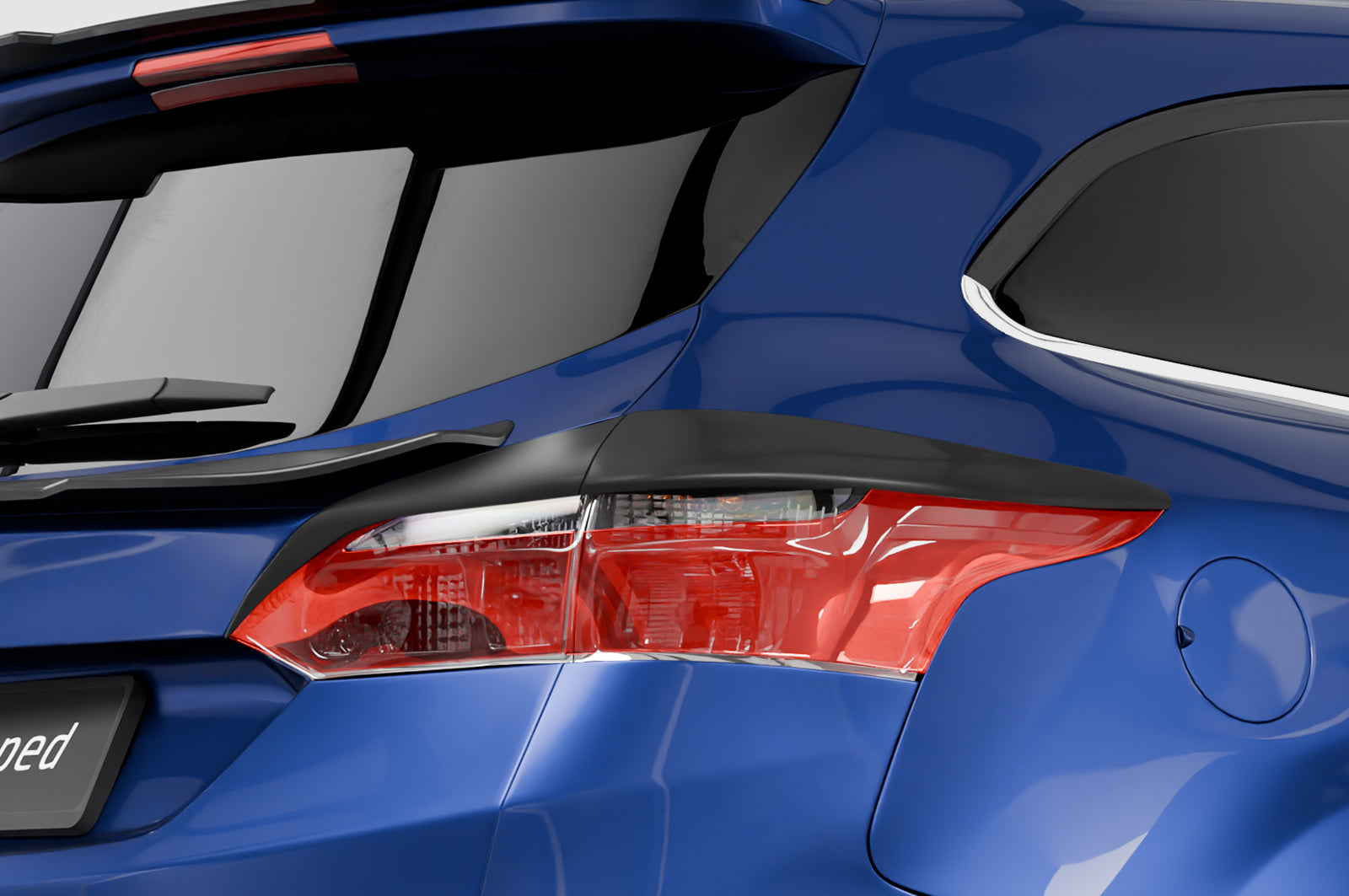CSR Rücklichtblenden für Ford Focus MK3 Turnier RB016-L Unlackiert roh (Lackierung erforderlich)