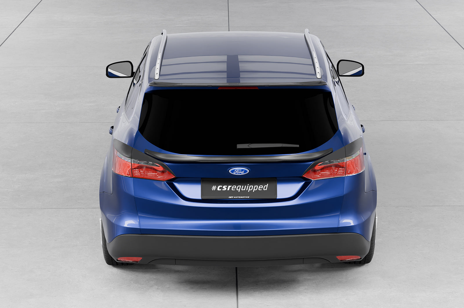 CSR Rücklichtblenden für Ford Focus MK3 Turnier RB016-L Unlackiert roh (Lackierung erforderlich)
