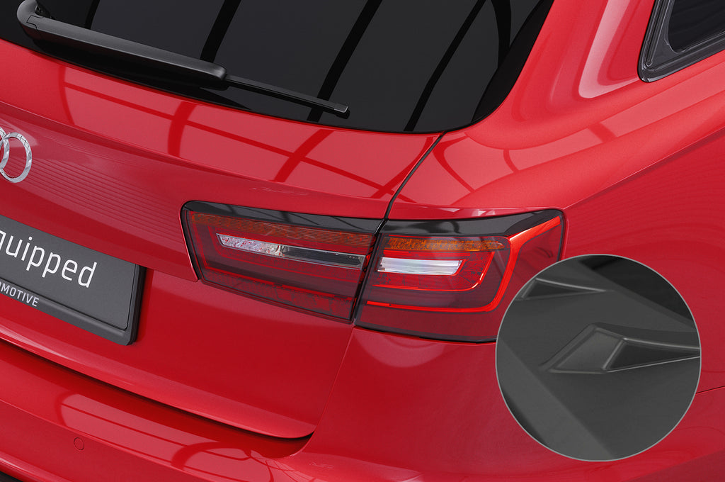 CSR Rücklichtblenden für Audi A6 C7 (Typ 4G) Avant RB018-L Unlackiert roh (Lackierung erforderlich)