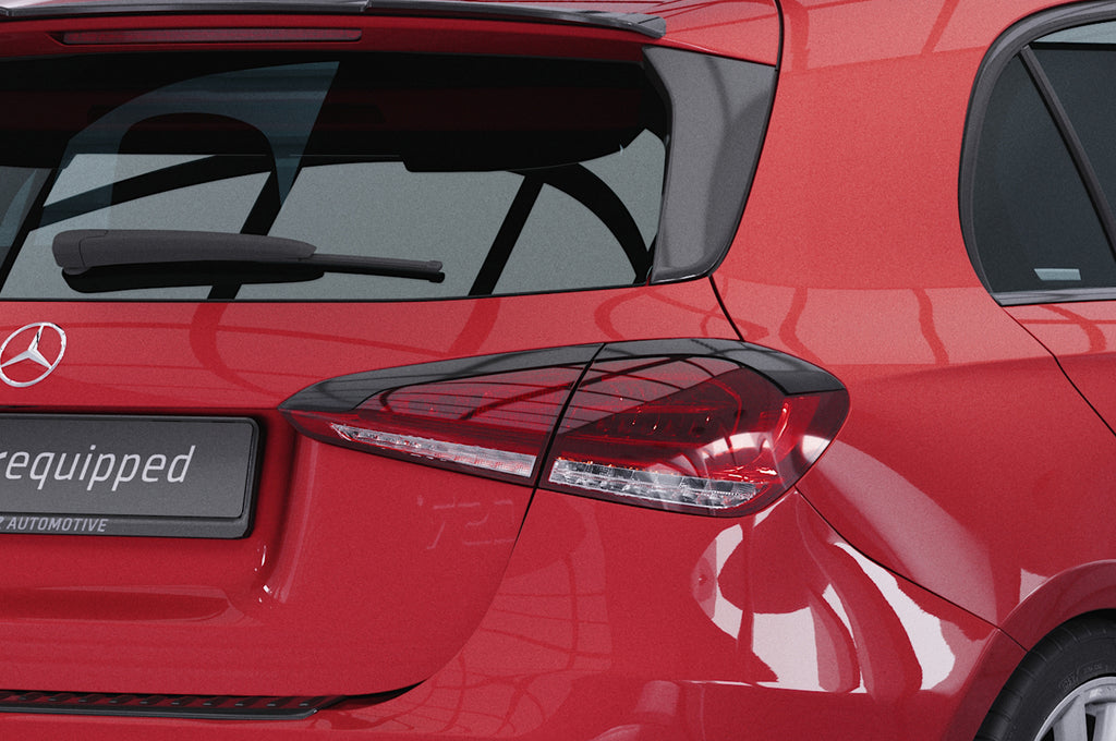 CSR Rücklichtblenden für Mercedes-Benz A-Klasse W177 RB020-G Glossy schwarz Hochglanz (keine Lackierung erforderlich)