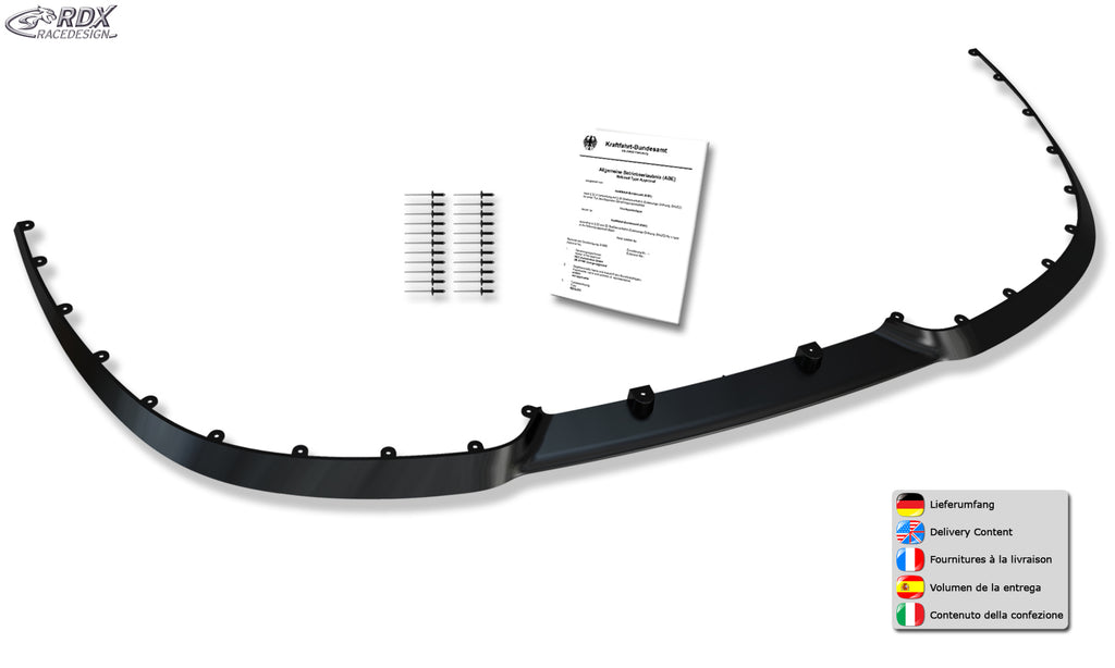 RDX Universal Spoilerlippe CUP2.0 Frontspoiler Cup Spoiler Lippe Schwert