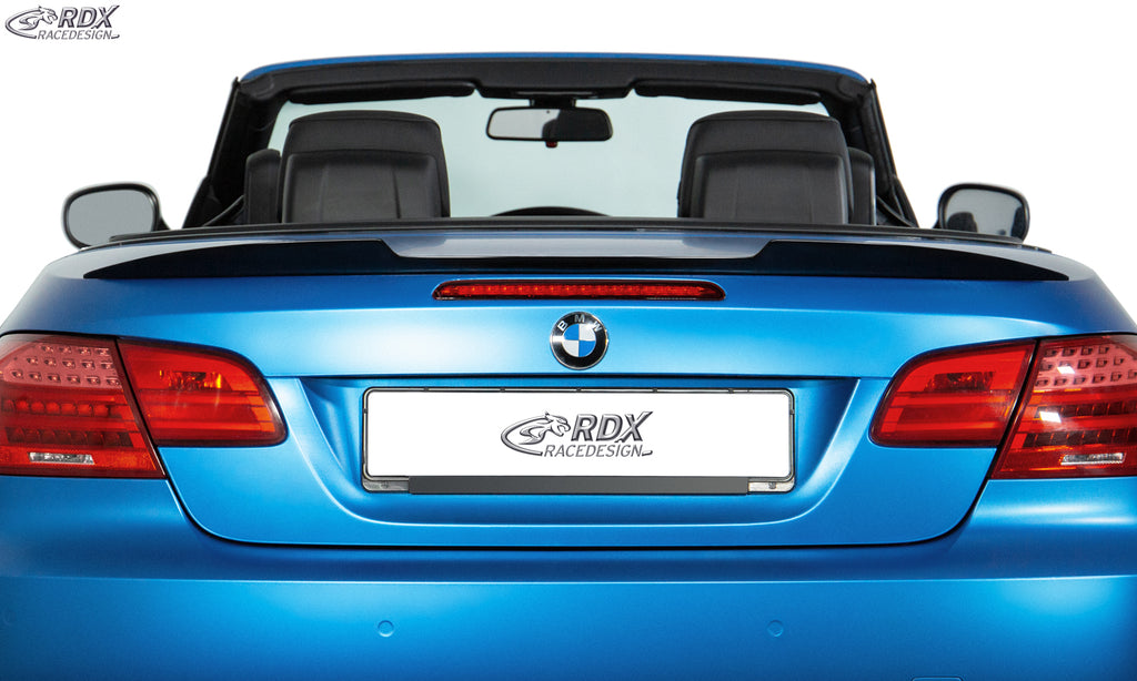 RDX Hecklippe für BMW 3er E93 Cabrio Heckklappenspoiler Heckspoiler Lippe Heckspoilerlippe