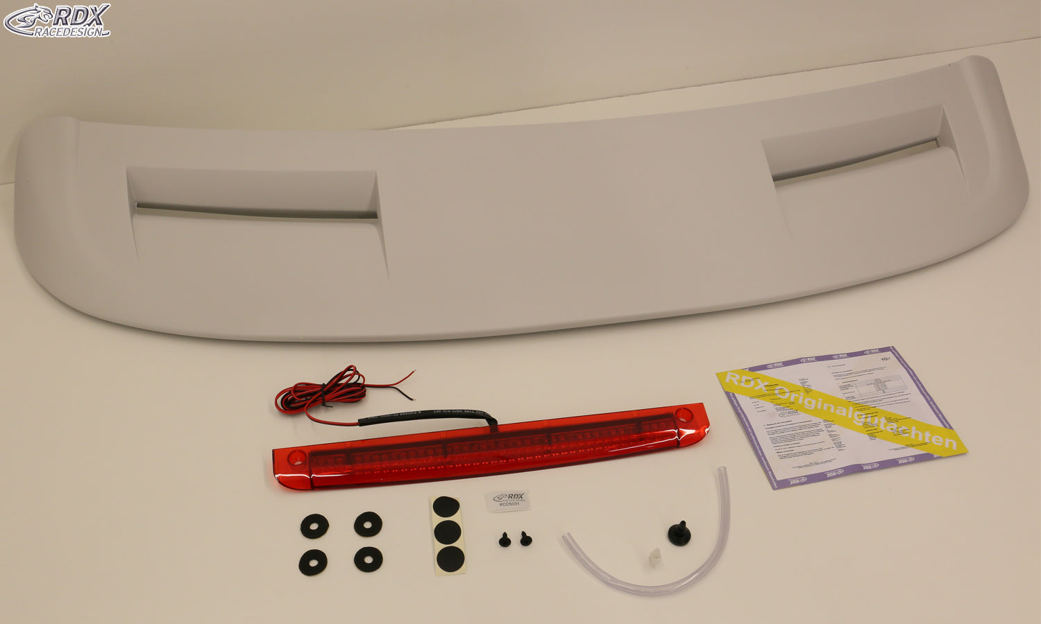 RDX Dachspoiler für FORD Focus 2 inkl. LED-Bremsleuchte Heckspoiler Spoiler
