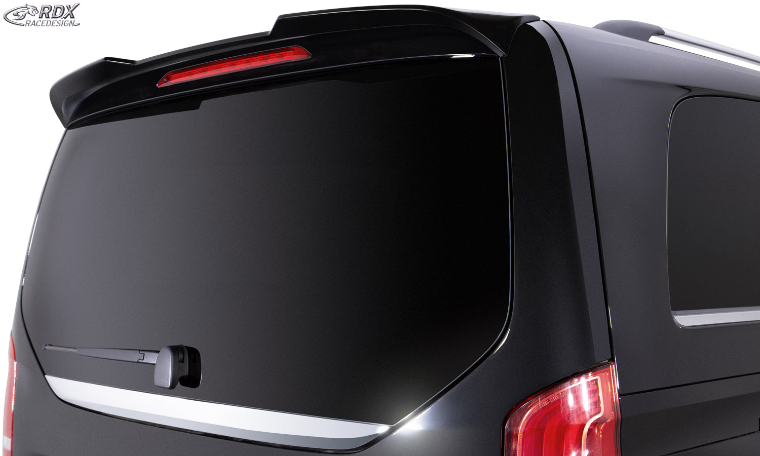 RDX Dachspoiler für MERCEDES V-Klasse W447 (2014-heute) mit Heckklappe, auch für AMG-Line, Heckspoiler Spoiler