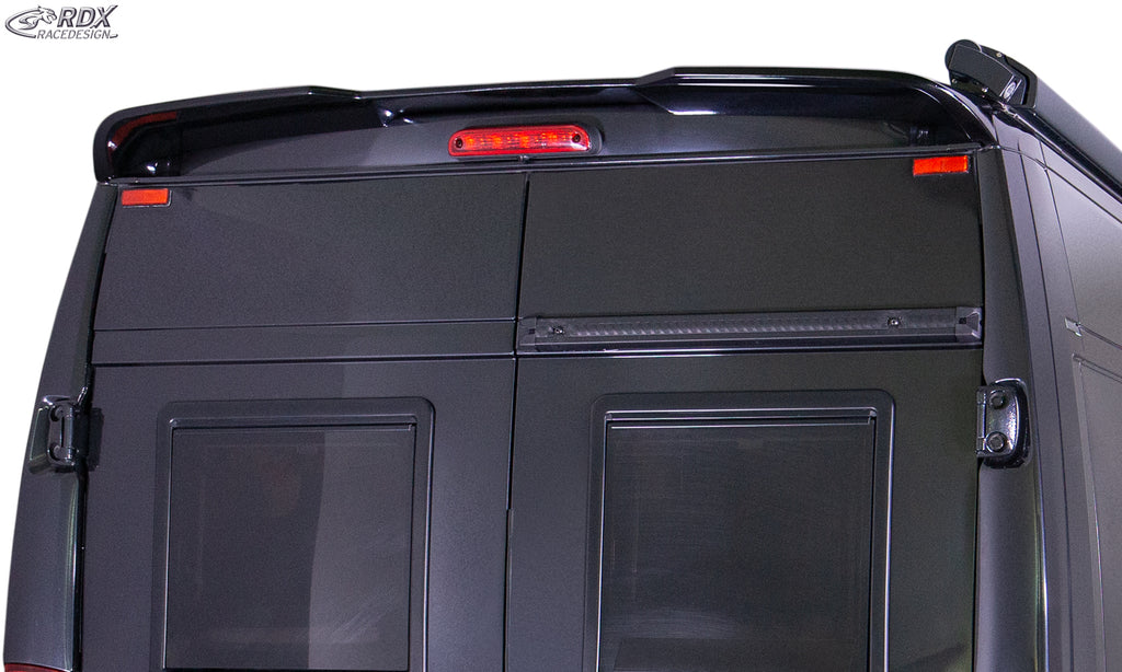 RDX Dachspoiler für FIAT Ducato, CITROEN Jumper, OPEL Movano, PEUGEOT Boxer, TOYOTA ProAce Max, RAM ProMaster (H2) Heckspoiler Spoiler