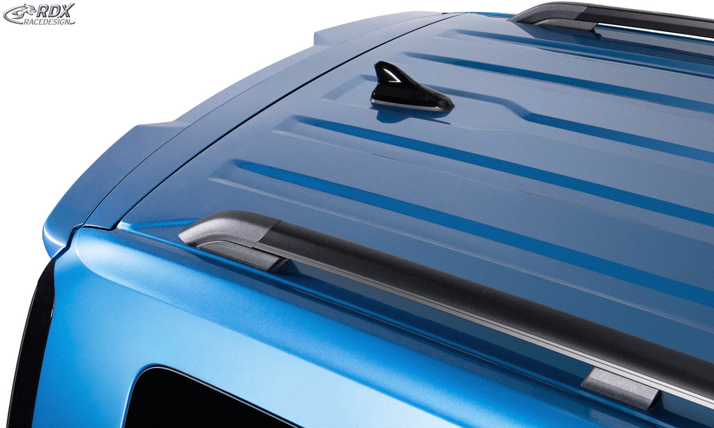 RDX Dachspoiler für VW Caddy SB 2K 2KN (2020+) & FORD Tourneo Connect SK SKN (2022+) mit Heckklappe Heckspoiler Spoiler Flügeltürer