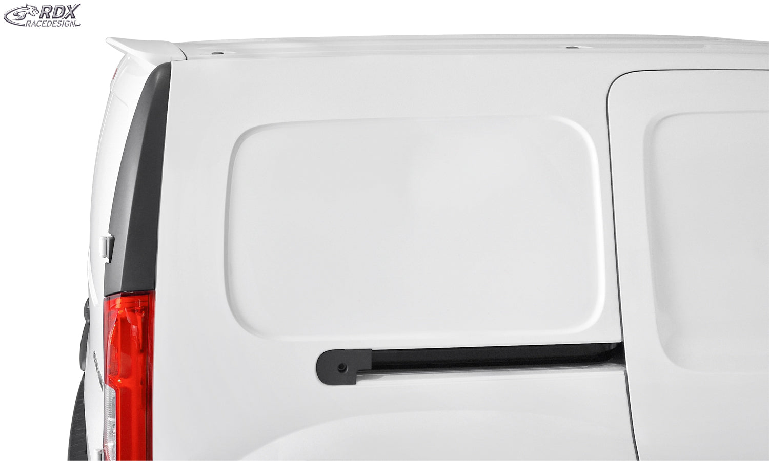 RDX Dachspoiler für MERCEDES Citan (X / 2012+) & NISSAN NV250 (W / 2019+) & RENAULT Kangoo (W / 2013+) für Flügeltürer Heckspoiler Spoiler