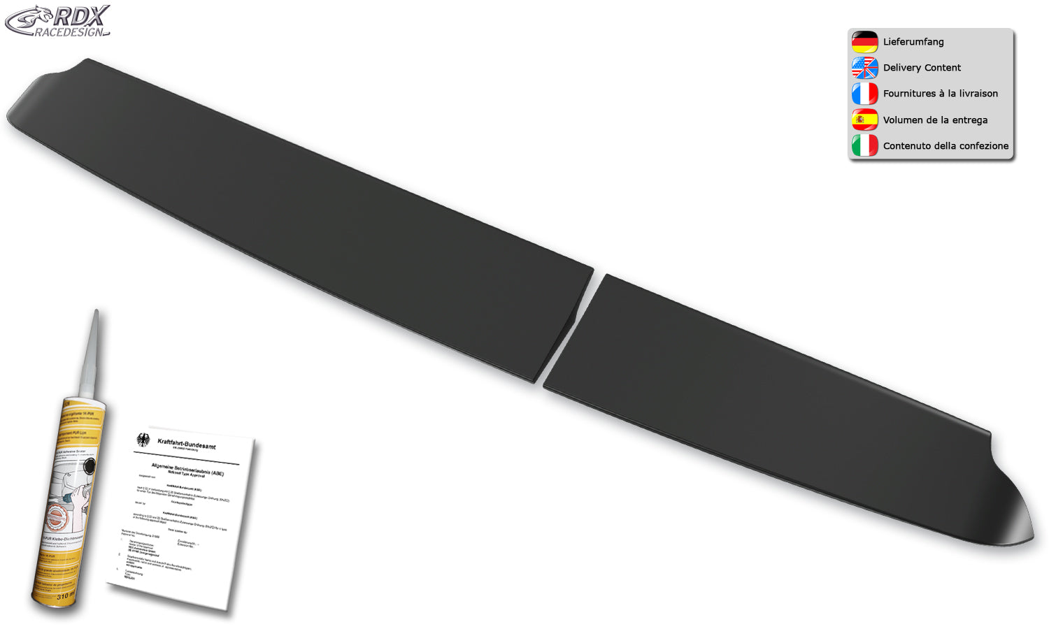RDX Dachspoiler für DACIA Dokker (SD) Heckspoiler Spoiler